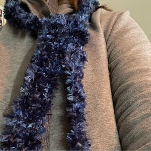 Feathery scarf/sash, handmade, crocheted